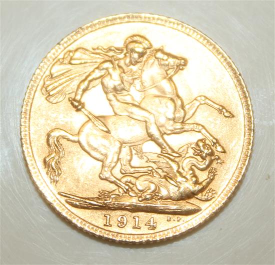 1914 sovereign(-)